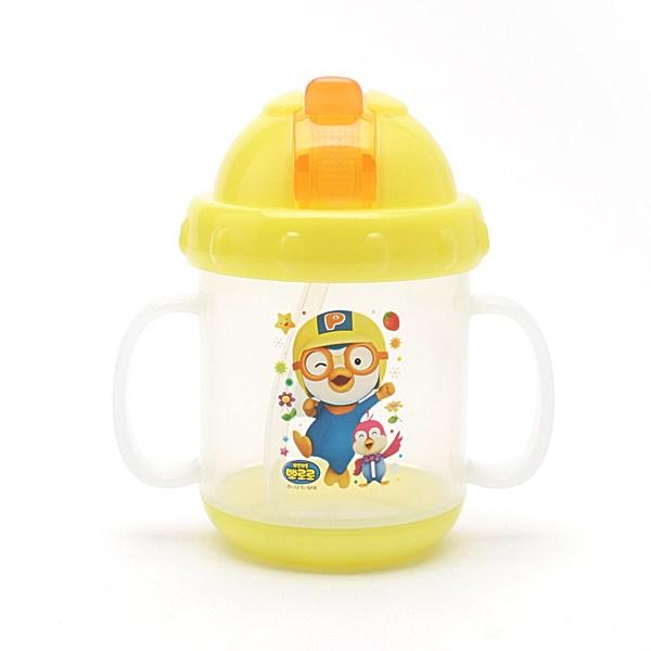 Непроливаемая соломенная чашка Pororo 1P, 230мл, 1 шт.