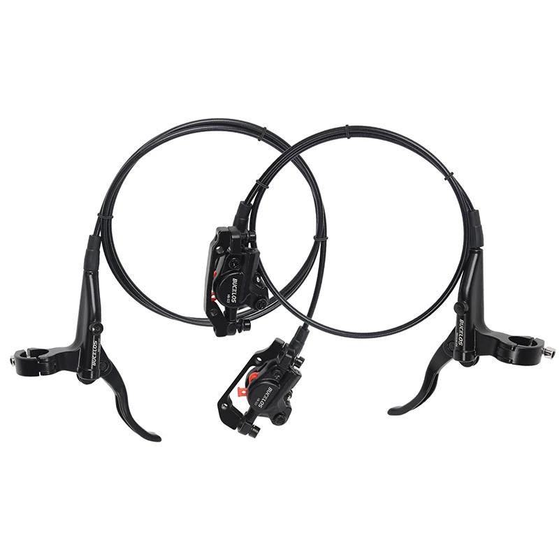 BUCKLOS Bike Hydraulic Brakes Set 160mm Bicycle Disc Brake Set Aluminum Alloy Road Mountain Bike Hydraulic Disc Brake Kit