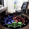 1pc Legend of Office Round Area Rug, Indoor Mat Suitable For Office, Under Office Chairs Bedroom Living Room Home Decor  a0908167
