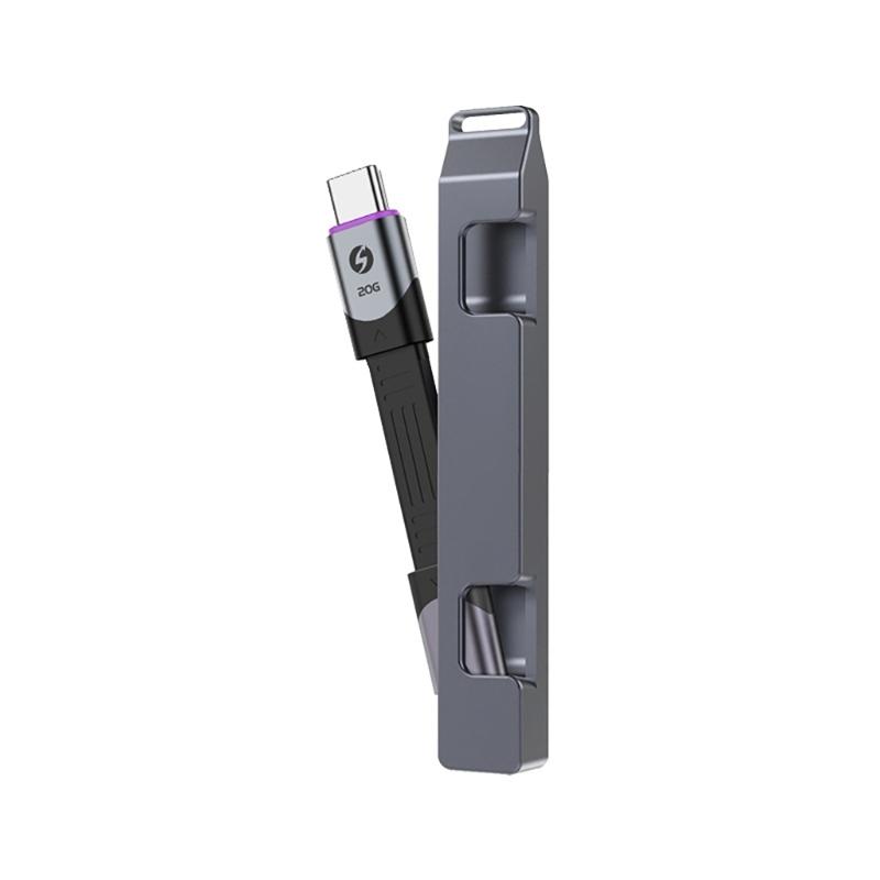 Кабель USB4 40 Гбит/с для быстрой зарядки 240 Вт USB-C на Type-C Эффективная линия передачи данных Поддержка видео 8K Гибкий FPC-кабель 15 см