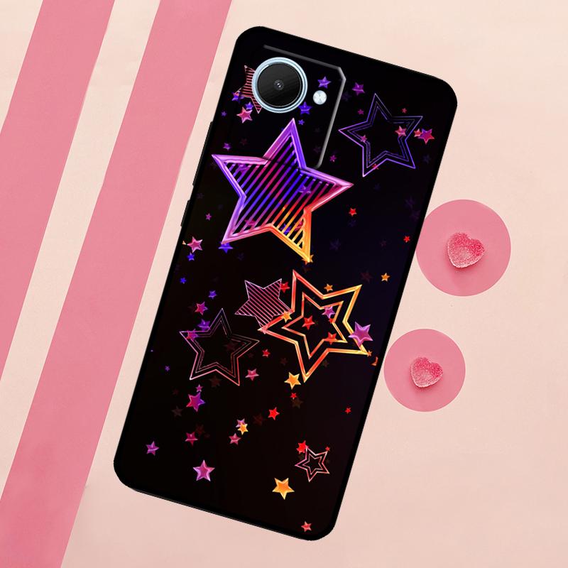 Stars Colourful Case For Realme 11 Pro Plus 10 9 GT Neo 5 3 3T C11 C15 C25s C21Y C30 C31 C33 C35 C53 C55