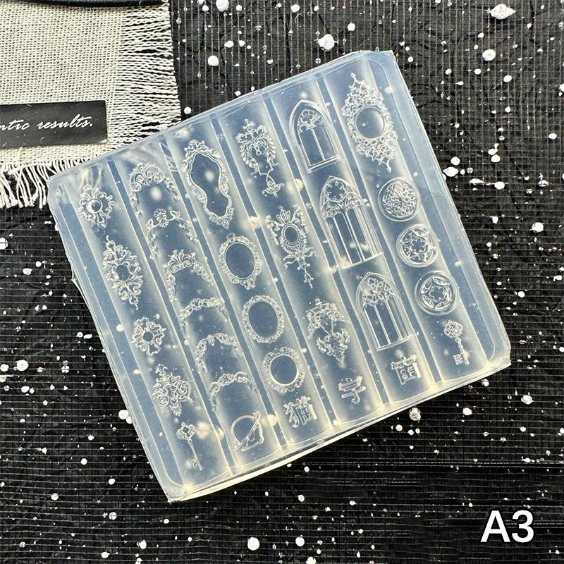 3D Силиконовая форма для ногтей Цветок Шелковая лента Дизайн Бабочки Прозрачный Рельеф DIY Украшение для нейл-арта Инструмент для маникюра