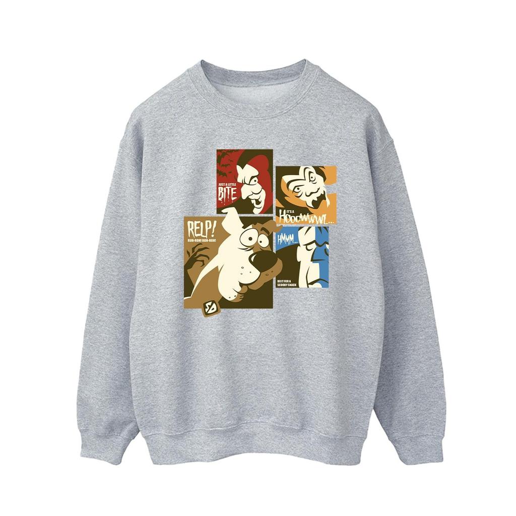 Scooby Doo Мужской свитшот с квадратными лицами