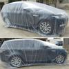 Car Cover - Disposable - 380x660 Cm - Transparent - Waterproof Protection - Universal