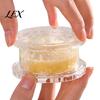 Hand Operated Garlic Press Mincer Tool, Multi-Purpose Manual Rotating Press, Bite-Teeth Crushing Clear Structure Masher, Transparent Easy to