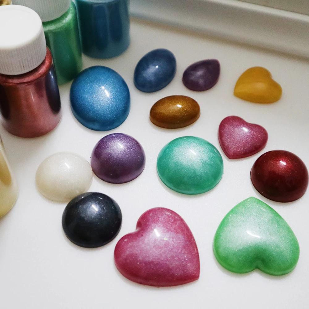 Набор для изготовления свечей из 7 цветов, перламутровый порошок слюды, соевый воск для свечей, набор для окрашивания в технике тай-дай, пищевой краситель, эпоксидная смола, художественная форма