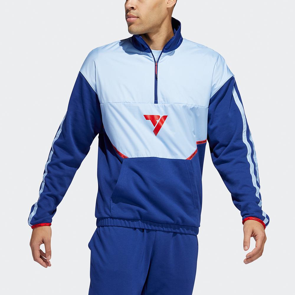 adidas Adicolor Баскетбольная спортивная куртка Мужская Верхняя одежда Небесно-голубая H43760