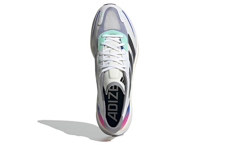 Adizero Boston Adidas 11 'White Lucid Blue Fuchsia' HQ3693