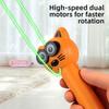 Luminous Cat Teaser Toy USB Charging Flying Rope Toy Loop Fidget Toy Electric Cat Toy  Pet