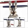Creative Resin Pen Organizer with Skull Design for Desktop Storage and Display of Pens, Pencils, and Makeup Brushes