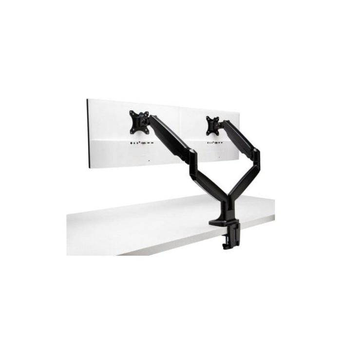 Bras De Moniteur Double Réglable - KENSINGTON - K59601W - Noir - Hauteur Ajustable - Design Ergonomique