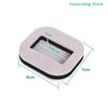 Anti Vibration Pad Chair Roller Feet Anti-slip Mat Office Chair Wheel Stopper Furniture Caster Cups Hardwood Floor Protectors