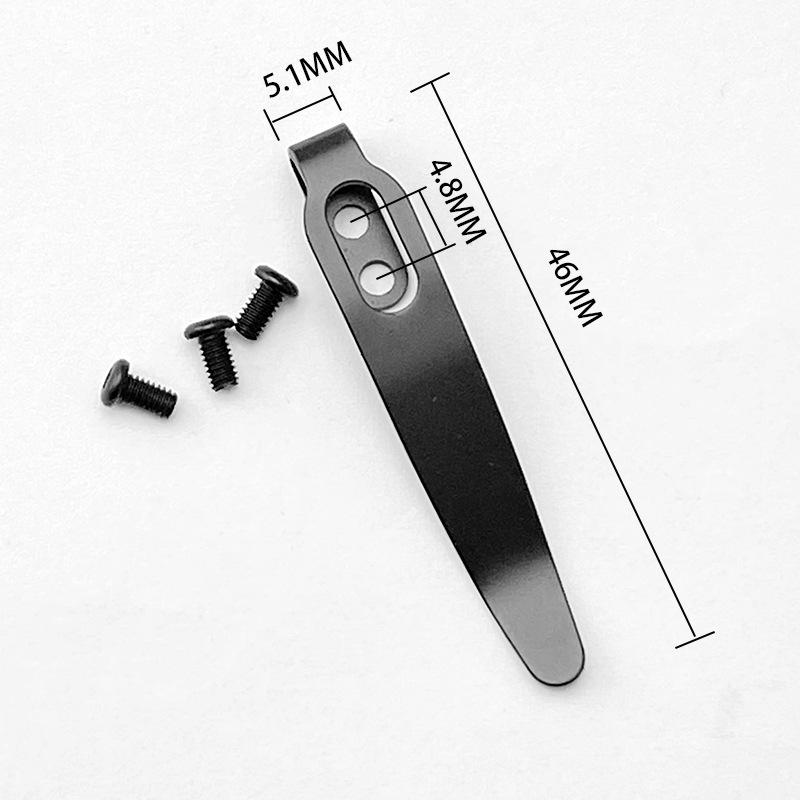 Зажим для задней части из нержавеющей стали для складного карманного ножа, инструмент для самостоятельного изготовления, аксессуары для самостоятельного изготовления, зажим для задней части, держатель для складного ножа