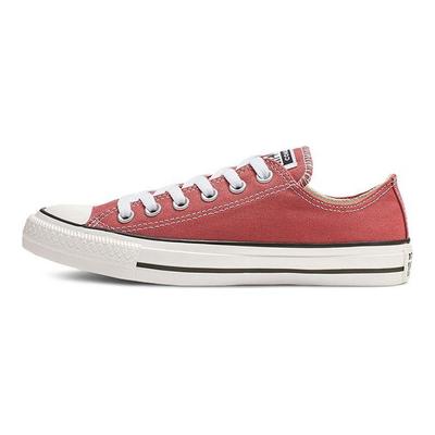 Chuck Taylor All Star Удобные Универсальные Низкие Кеды из Канваса Унисекс Красно-Белые 164935C