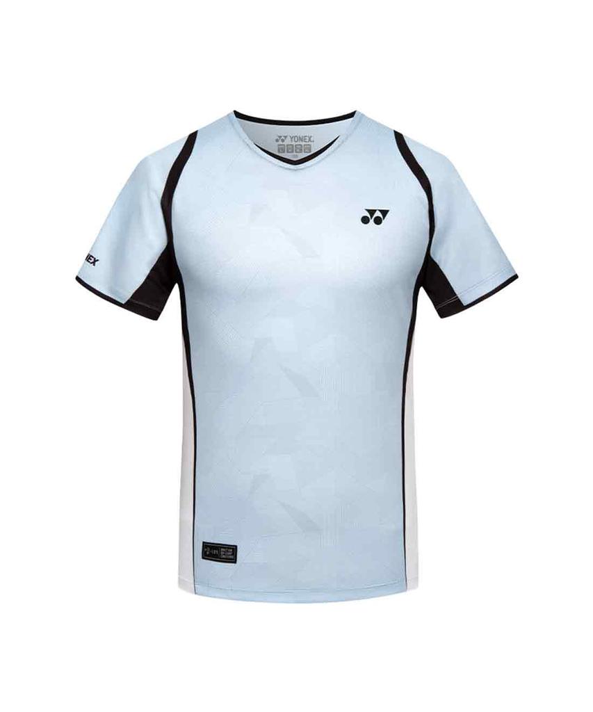 YONEX 261Ts001M Светло-синий/Мятный Мужская одежда с цветовыми блоками и акцентами, игровая одежда