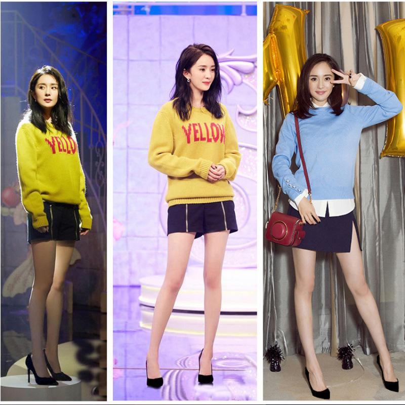 Мягкая кожаная рабочая обувь безболезненная, черные туфли на высоком каблуке, профессиональные туфли для собеседования, удобные кожаные туфли, женские туфли на среднем каблуке spri