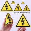 5pcs Accessories Warning Sticker 3.6/5/8/10/15cm Electrical Shock Hazard  Danger Forelectric Box