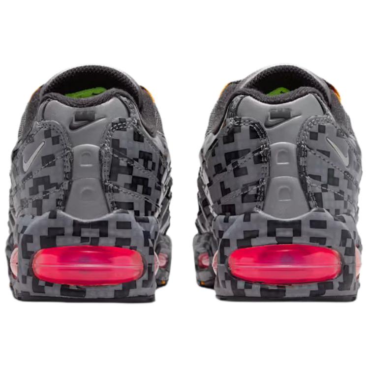 Кроссовки LEGO x Nike Air Max 95 Pixel Camo для детей Черный Дымчато-серый Металлик-Серебристый-Черный-Университетский-Золотой-Вольт-Гипер-Розовый IO4799-001