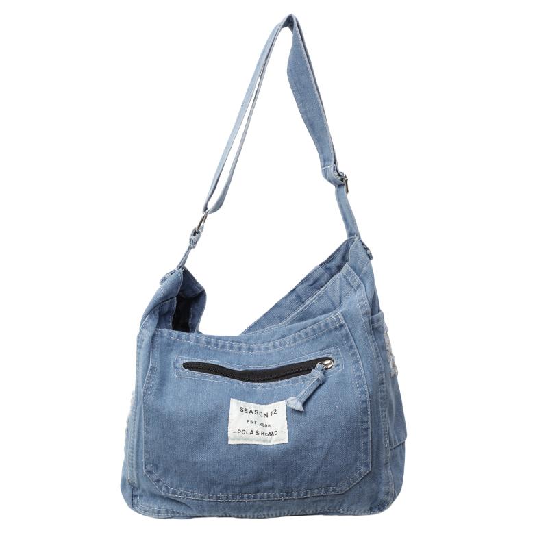 Denim Bag Shoulder Bag Large Capacity Women's Commuter Tote Bag