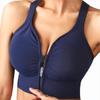 Women Bounce Control Zip Sports Bra Zip Front Sports Bras for Women Support Bras Wirefree High Impact Workout Yoga Tops