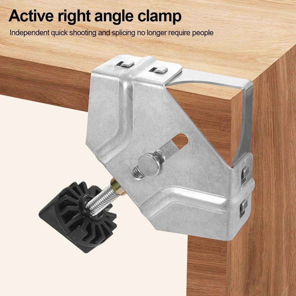 Quick Clip Right Angle Clamp Stainless Steel 90 Degree Clamp Useful Corner Locator  Cabinets