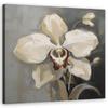 Canvas Print, White Painted Orchid