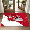Ковер из кристаллического велюра с дизайном Kansas City Chiefs, мягкий декоративный коврик для спальни, прихожей