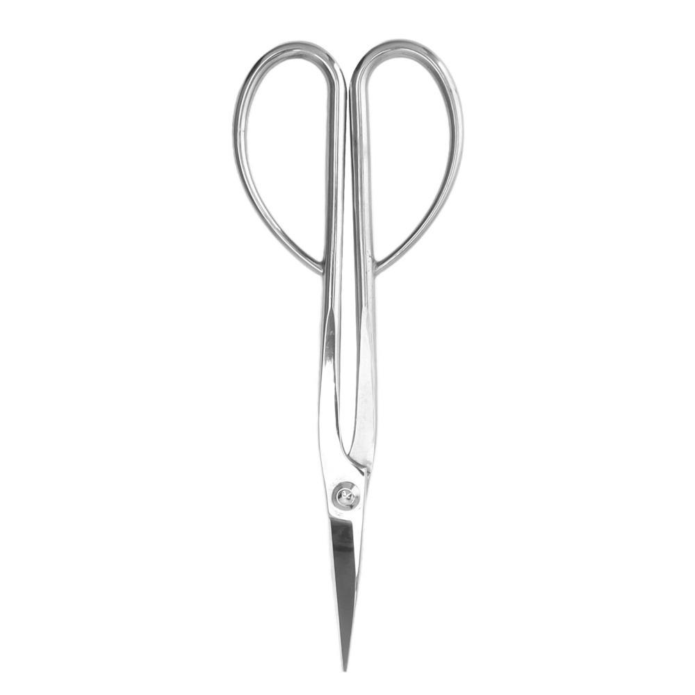 Silver Bonsai Scissors Long Handle Garden Equipment Professional Trimming Tools