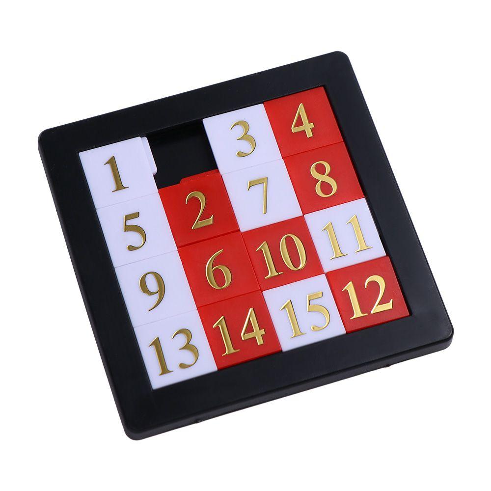 1/5 шт. Игрушка-головоломка «Пятнашки» - Раннее образовательное математическое пластиковое 15 плиток Логическая игра для развития мышления детей