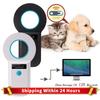 Ручной RFID-считыватель EMID для животных OLED-дисплей EMID FDX-B(ИСО11784/85) Сканер микрочипов для животных Сканер меток для кошки собаки питомца животного