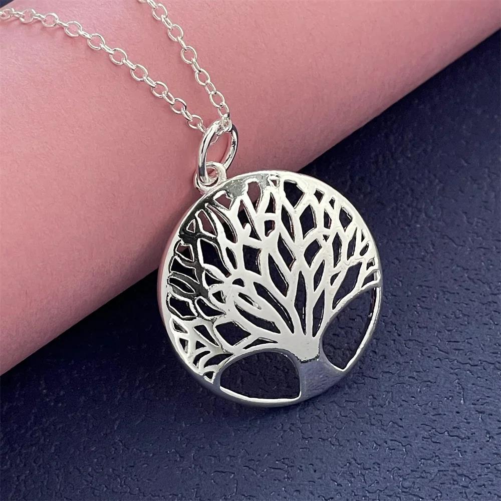 925 Silver Necklace Tree of Life Pendant Suitable for Women's Daily WearGood product