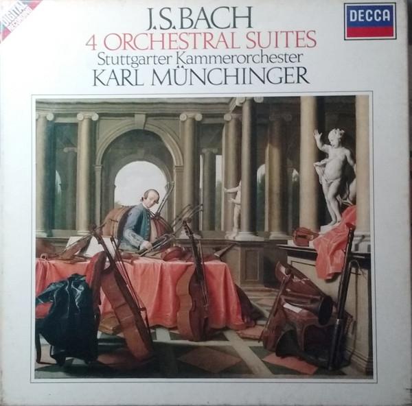 LP Запись ИОГАНН СЕБАСТЬЯН БАХ , ШТУТГАРТСКИЙ - 4 оркестровые сюиты 4145051 Decca 1986 Германия Классика Б/У