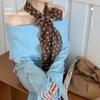 Retro Scarf Headband Printed Long Scarves Fashion Polka Dot Scarf  Head Scarf