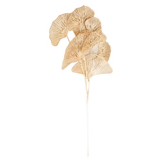 Artificial Flower Create Atmosphere Decorate Decorative Golden Ginkgo Leaves Artificial Flower for Wedding AVE