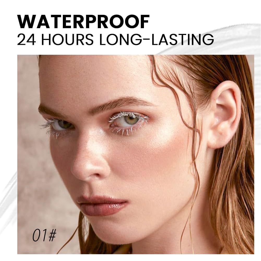 Косплей Сцена Естественные повреждения Длинная смазанная пленка может быть удалена с помощью Hot Quick No Mascara, Черный, Белый, Многоцветные ресницы, Макияж, Рождество,