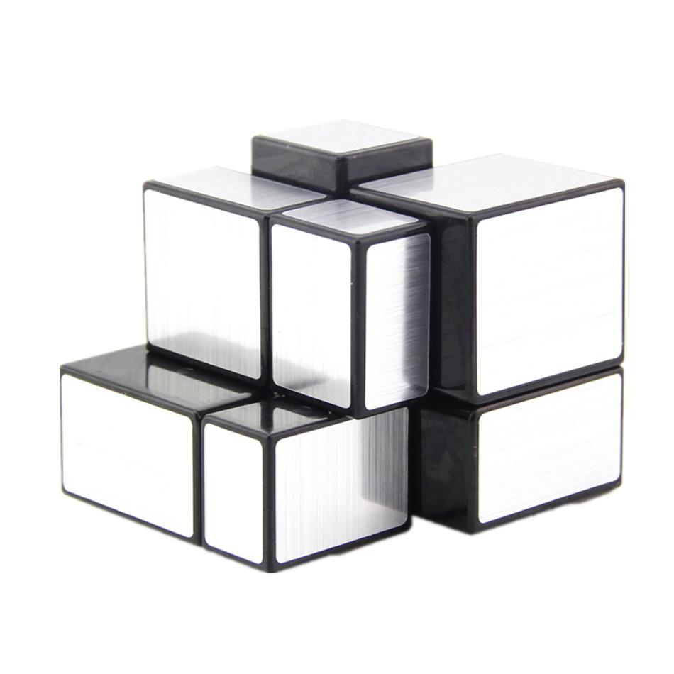 Shengshou 2x2x2 Магический зеркальный кубик 5,7 см Скоростной магический кубик-головоломка 2x2 Cubo Magico Наклейки Обучающие кубики Для детей