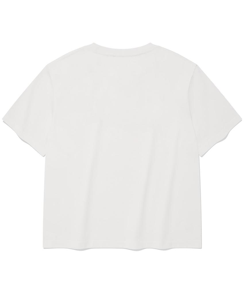 COVERNAT WOMAN Cooper Logo Seoul T-Shirt White