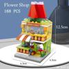 Compatible With Building Blocks To Assemble Mini City Commercial Street Decoration Model Children's Educational Toys