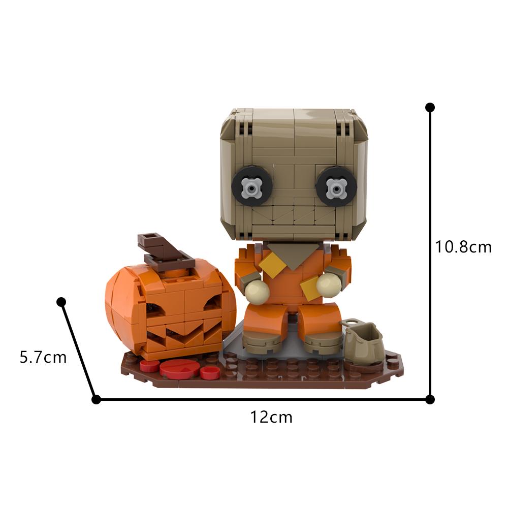 MOC Halloween Trick'r Treat Building Blocks Model Halloween Pumpkin Doll Creative Bricks Assembly Toys Children Halloween Gifts