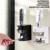 Electric Toothpaste Dispenser Wall Mounted Design for Easy Use by Kids and Adults Electric Toothpaste Squeezers