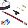 Portable MTB / Road Bicycle Inflator Extension Tube with Pump Adaptor Kit Valve