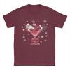 Рождественский Мартини Санты "Горячий Хаос" Смешная Хлопковая Футболка для Вечеринки Мужская Летние Футболки С Круглым Вырезом Хиппи Футболки Большого Размера Дешевые Топы