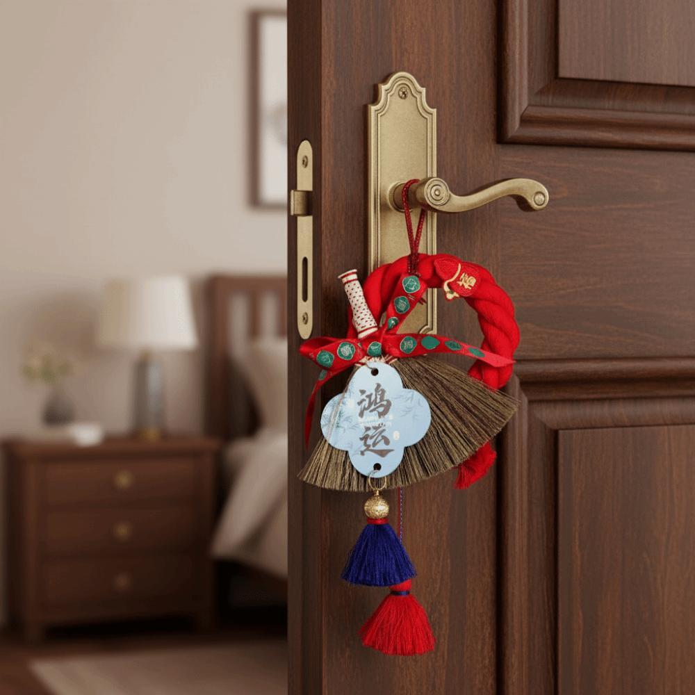 Decorative New Year Hanging Pendant Beat Wishes Door Hanging Ornament Living Room Door