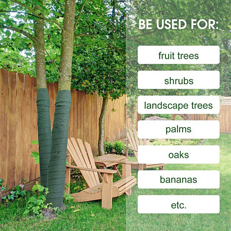 1 рулон зеленой антифриза оберточной ткани утолщающая защита ствола дерева зимняя холодостойкая ткань защитная пленка для деревьев укрытие для растений