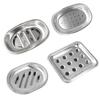 Stainless Steel Soap Dish Double Layer Soap Container Tray  Bathroom Kitchen Sink Organizer