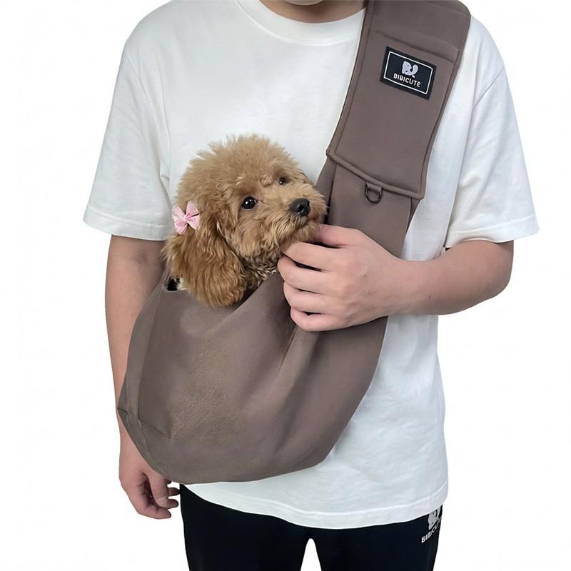 Portable Pet Carrier Backpack Small Dogs Cats - Adjustable Shoulder Strap Soft Fabric Travel Daily Use