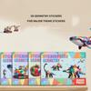Бумага DIY клейкий материал набор развивающие игрушки животные наклейка книга 3D геометрические наклейки книги дети