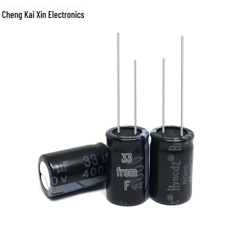Aluminum Electrolytic Capacitor 400V 33uF, In Stock