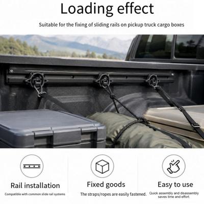 Точка крепления рельса кровати Yousheng для Toyota Tacoma Tundra 05-24, Водонепроницаемые крюки для крепления груза в кузове повышенной прочности, Быстрая установка