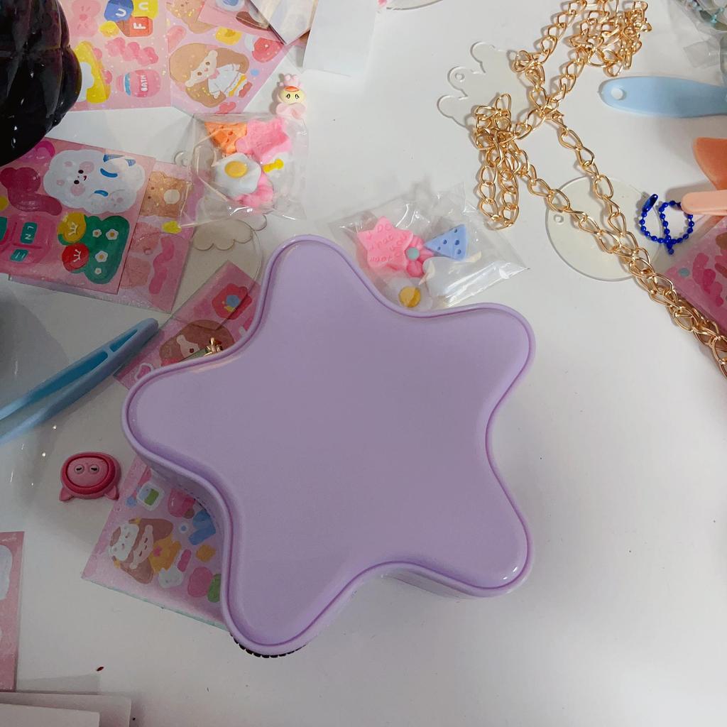 Звездная сумка Милый мультяшный 2025 Сумка: Женская модная сумка-кроссбоди из желе на плечо